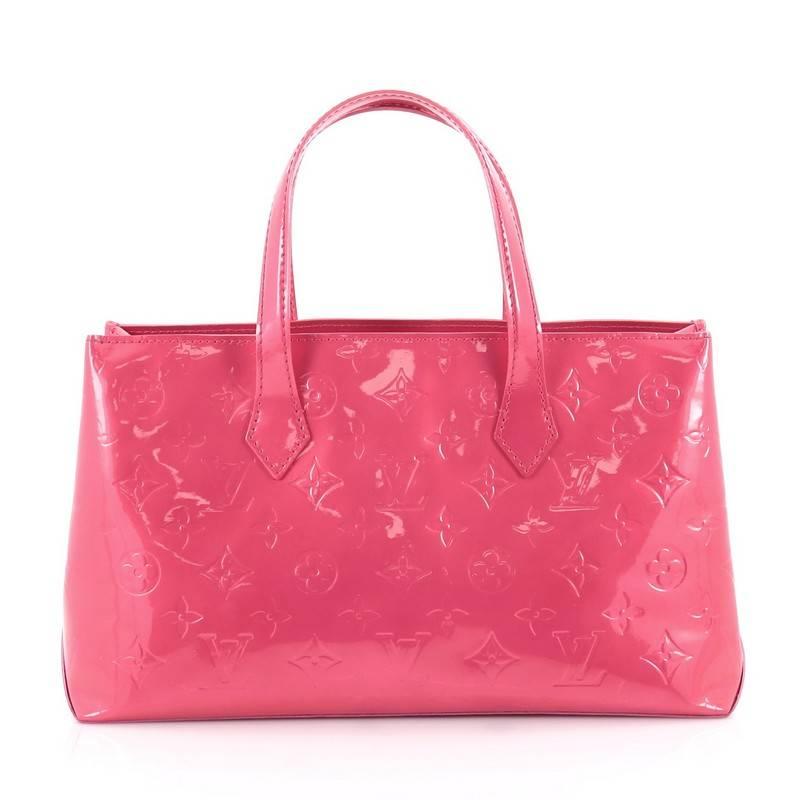  Louis Vuitton Wilshire Handbag Monogram Vernis PM  In Good Condition In NY, NY