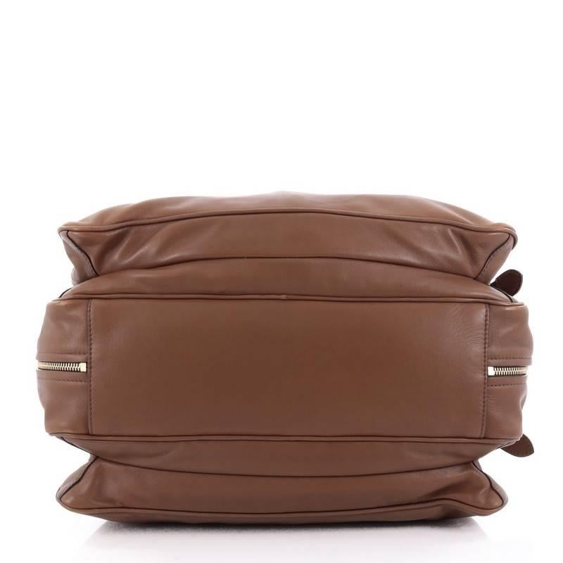Celine Triptyque Handbag Smooth Leather Medium In Good Condition In NY, NY