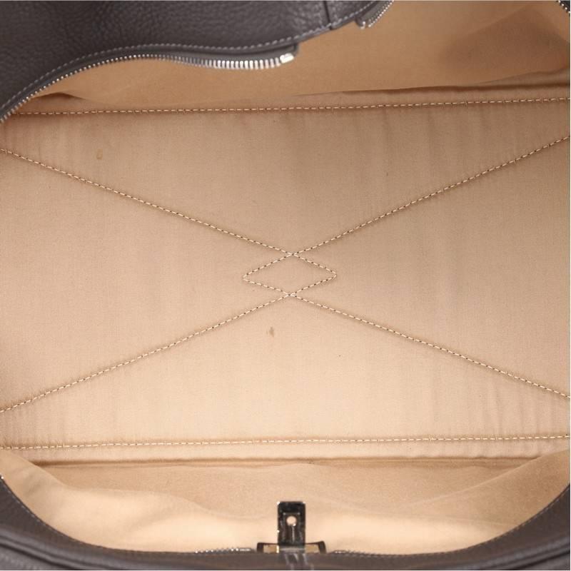 Hermes Victoria Travel Bag Clemence 43 In Excellent Condition In NY, NY