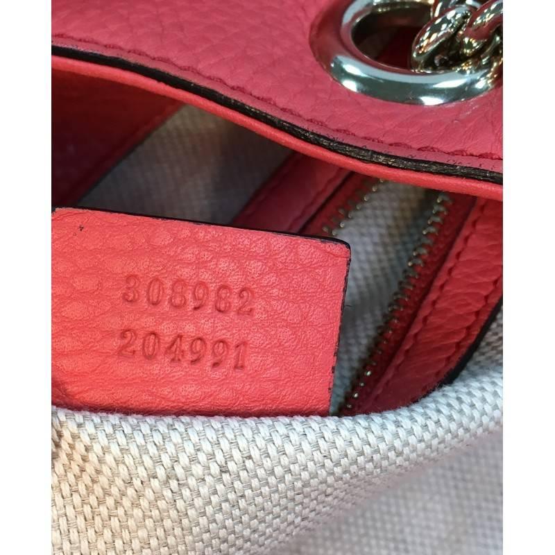 Gucci Soho Shoulder Bag Chain Strap Leather Medium 4