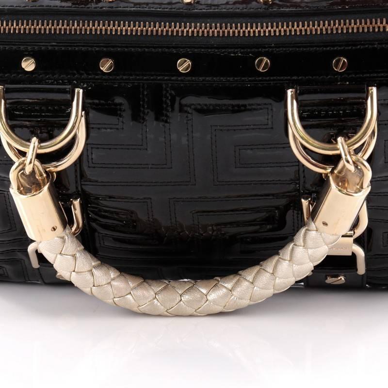 Versace Snap Out Of It Handbag Matelasse Patent Small 1