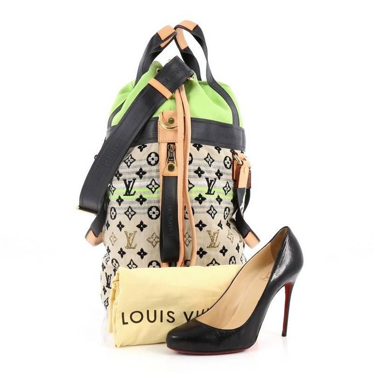 Louis Vuitton Cheche Gypsy Handbag Monogram Jacquard Fabric PM at 1stdibs