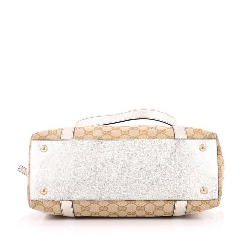 Gucci Abbey Tote GG Canvas Medium In Good Condition In NY, NY