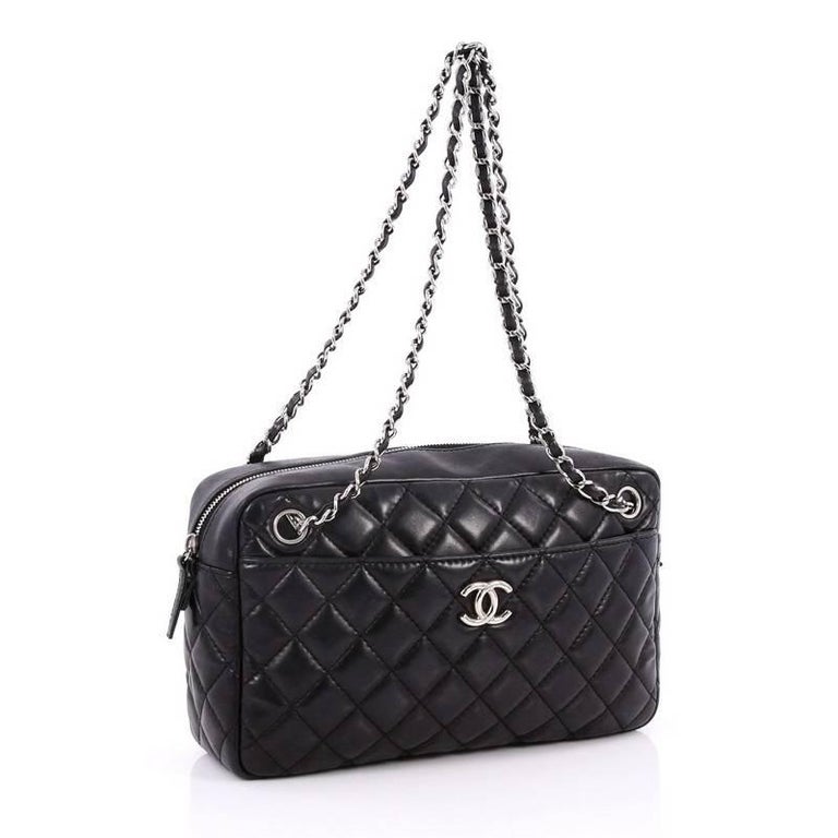 Chanel Camera Case Bag Quilted Lambskin Medium at 1stDibs