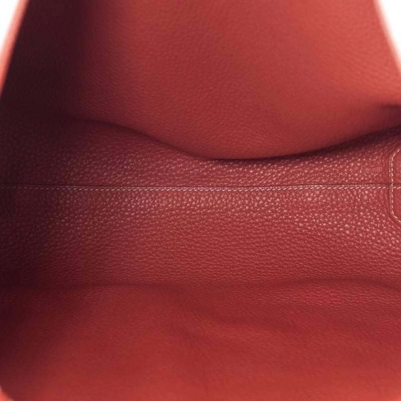 Hermes Double Sens Tote Clemence 45 In Good Condition In NY, NY