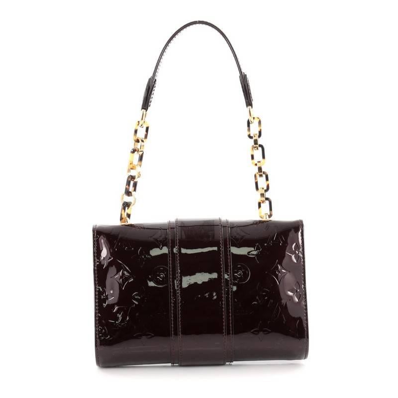 Louis Vuitton Vermont Avenue Handbag Monogram Vernis In Good Condition In NY, NY