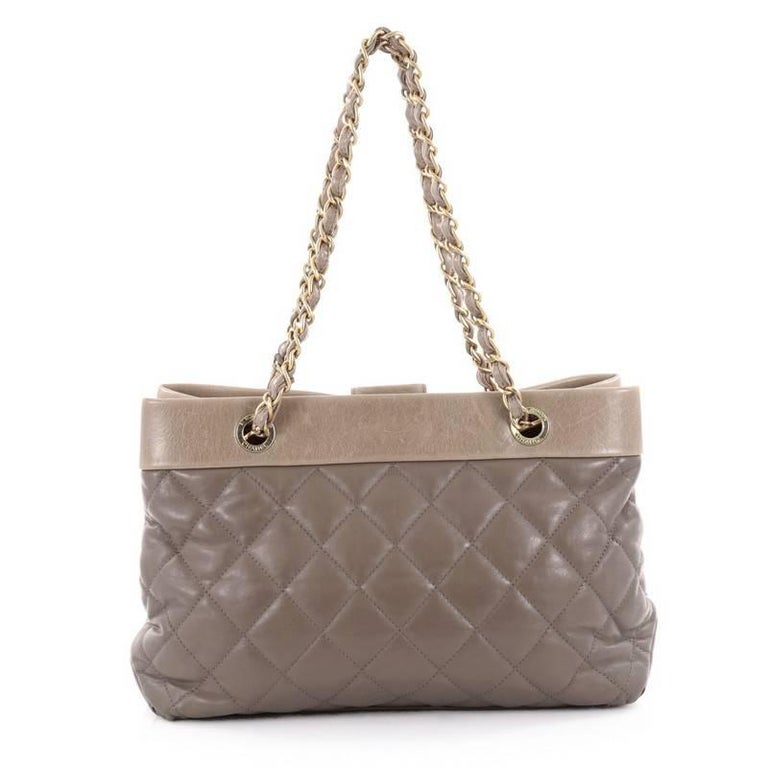 Chanel soft elegance tote clearance
