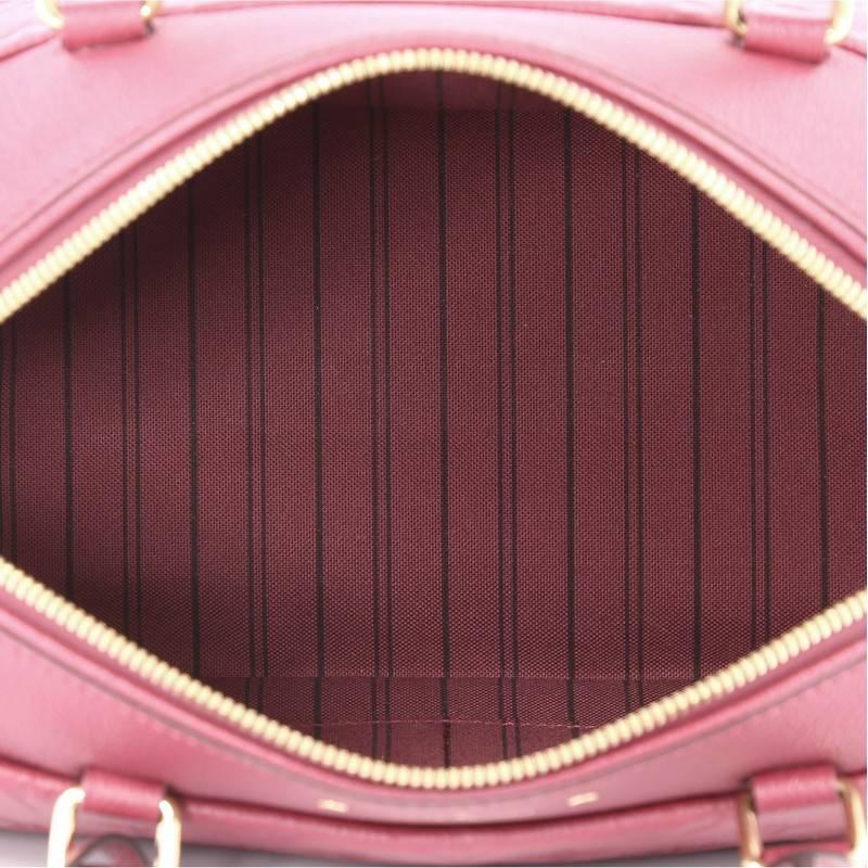 Louis Vuitton Speedy Bandouliere NM Handbag Monogram Empreinte Leather 25 2