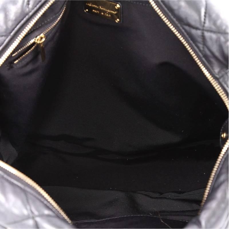 Salvatore Ferragamo Ginette Chain Shoulder Bag Quilted Leather Large 1