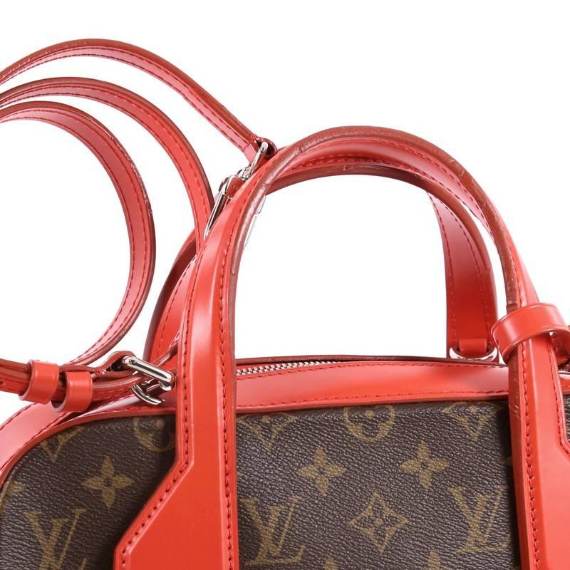 Louis Vuitton Dora Handbag Monogram Canvas and Calf Leather PM 2