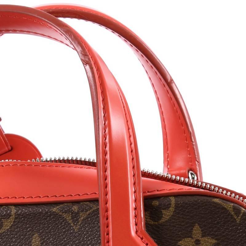 Louis Vuitton Dora Handbag Monogram Canvas and Calf Leather PM 4