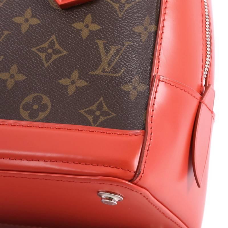 Louis Vuitton Dora Handbag Monogram Canvas and Calf Leather PM 3
