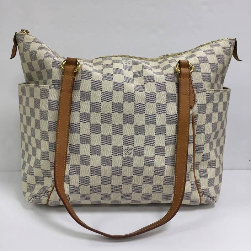 Gray Louis Vuitton Totally Handbag Damier MM