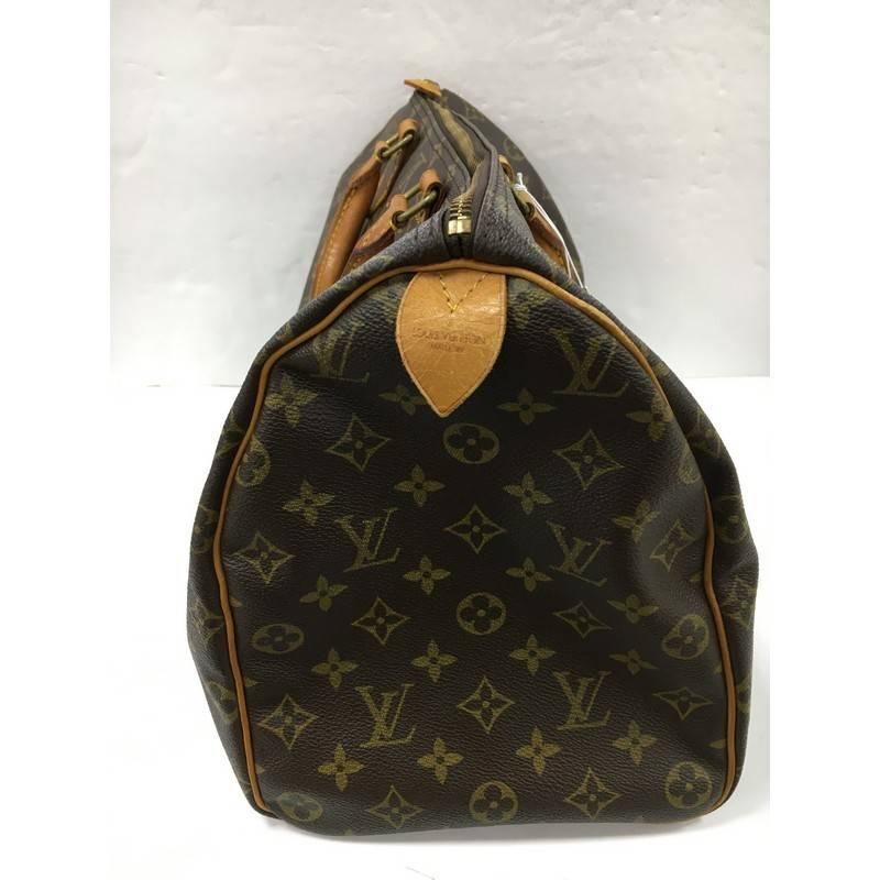 Louis Vuitton Speedy Handbag Monogram Canvas 40 In Fair Condition In NY, NY