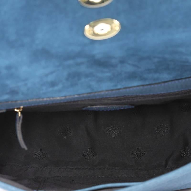 Black Mulberry Bryn Shoulder Bag Leather Large