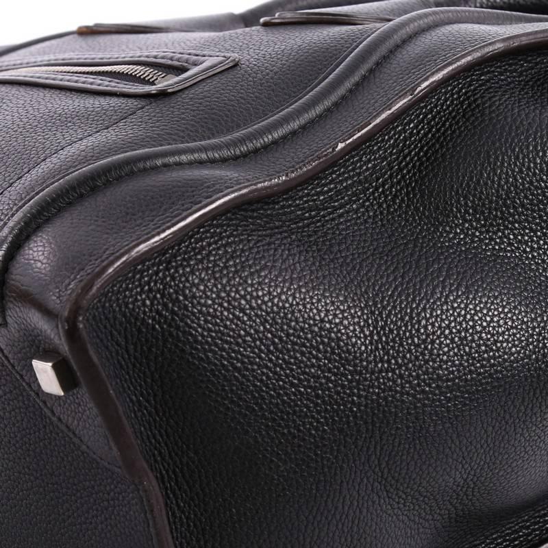 Celine Luggage Handbag Grainy Leather Mini 1