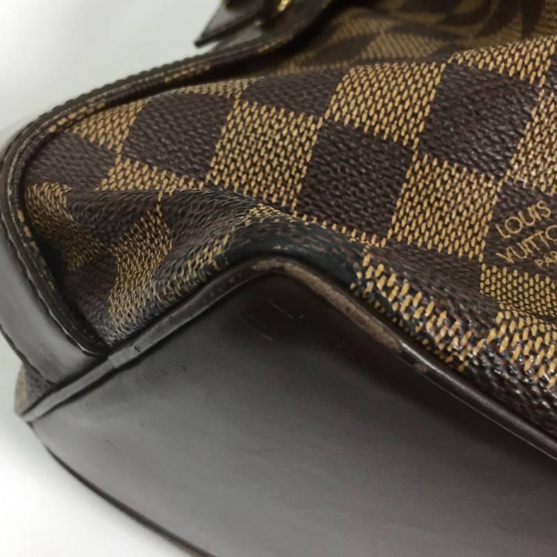 Black Louis Vuitton Chelsea Handbag Damier
