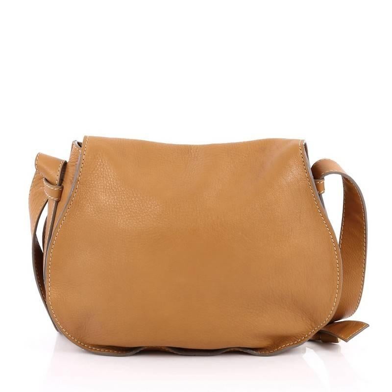 Chloe Marcie Crossbody Bag Leather Medium In Good Condition In NY, NY