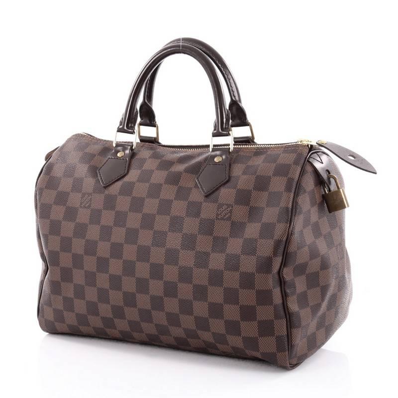 Women's Louis Vuitton Speedy Handbag Damier 30 