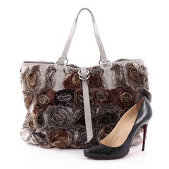 Valentino Rosier Tote Silk Medium