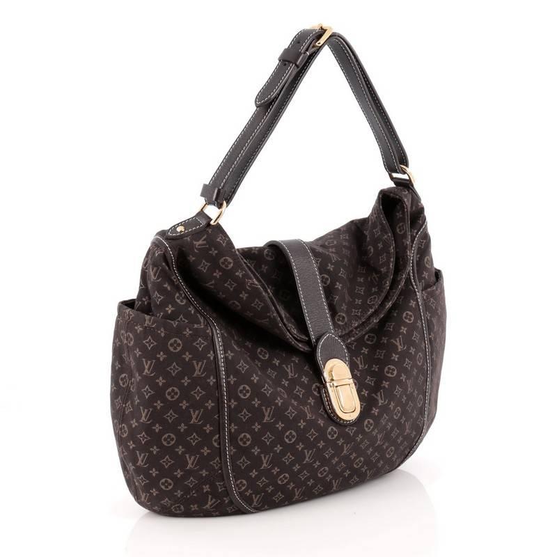 Black Louis Vuitton Romance Handbag Monogram Idylle