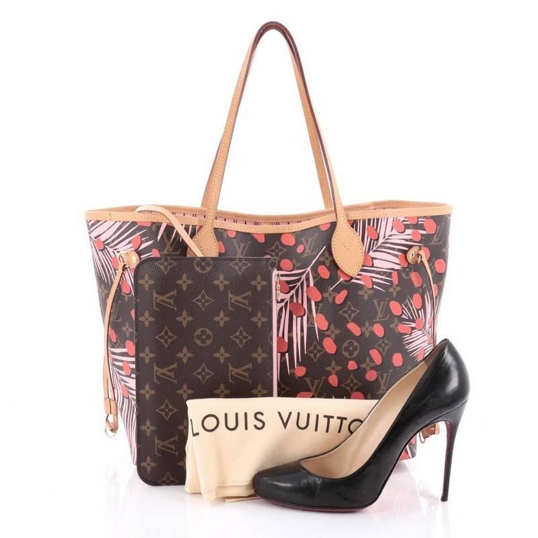 Louis Vuitton Neverfull NM Tote Limited Edition Monogram Jungle MM at 1stdibs