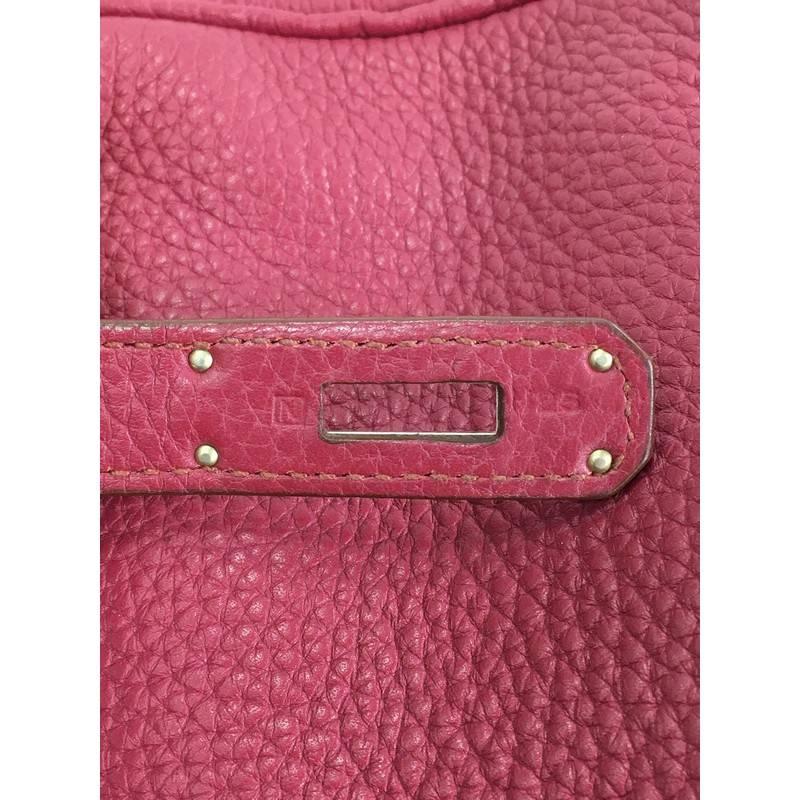 Hermes Birkin Handbag Bose de Rose Clemence with Palladium Hardware 35 3