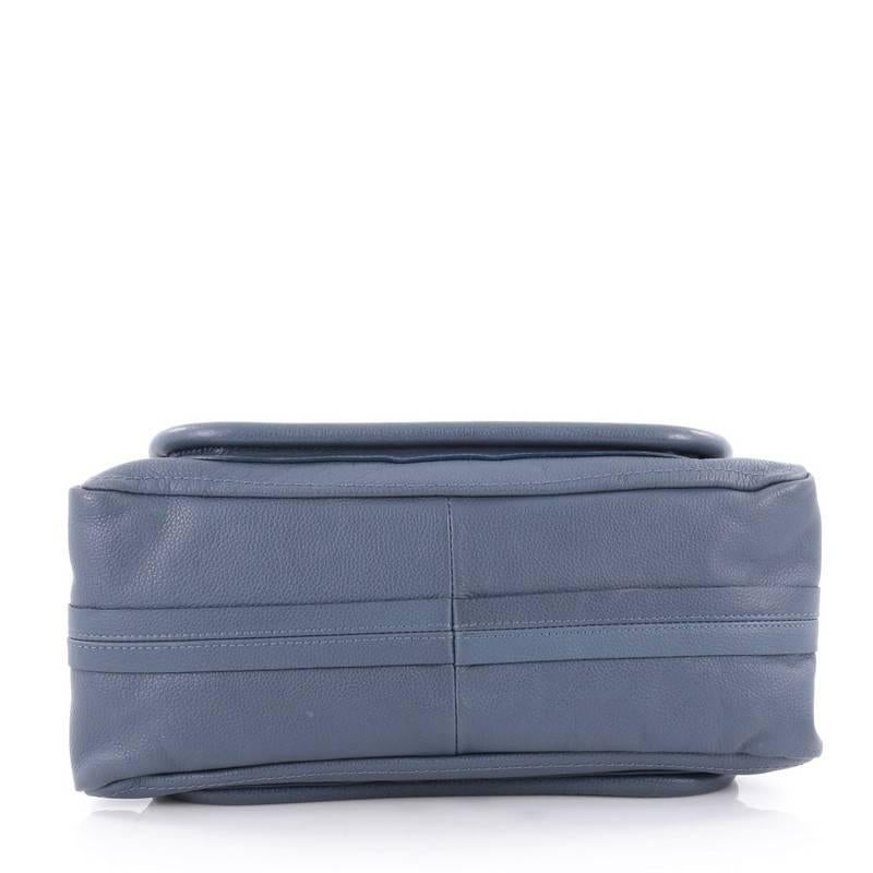 Gray Chloe Paraty Top Handle Bag Leather Medium