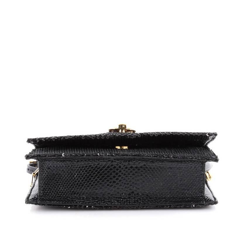 Women's or Men's Tom Ford Sedgwick Chain Clutch Sequins and Snakeskin Small