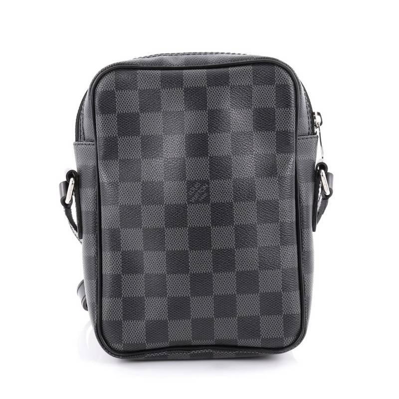 Black Louis Vuitton Rem Bag Damier Graphite