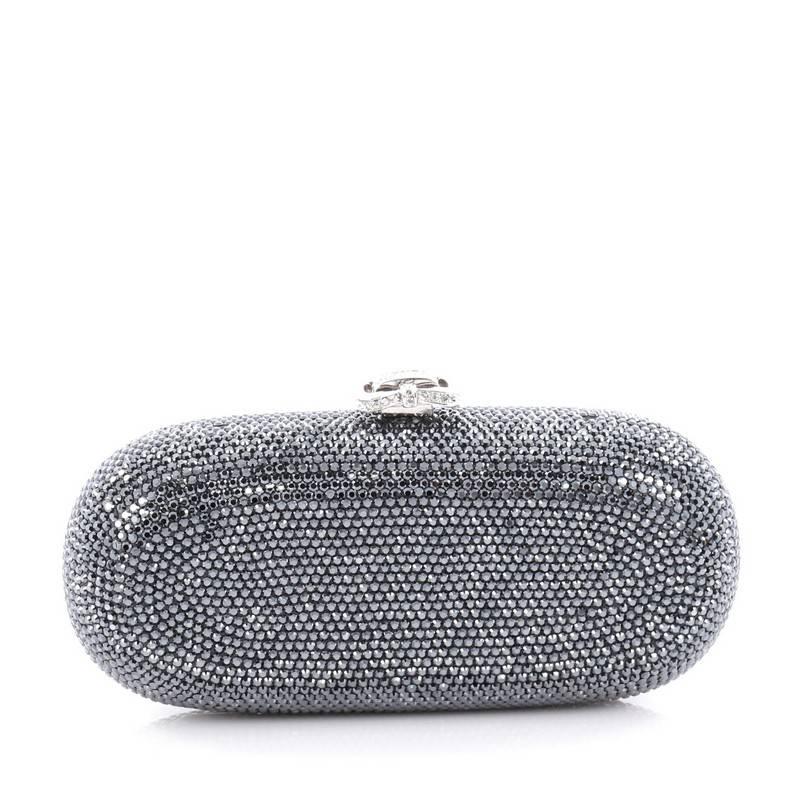 Judith Leiber Minaudiere Crystal Long In Good Condition In NY, NY