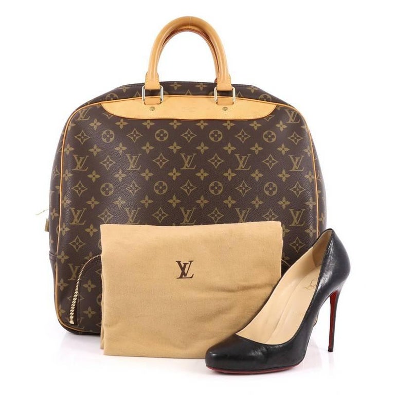 Louis Vuitton Evasion Travel Bag Monogram Canvas MM at 1stdibs