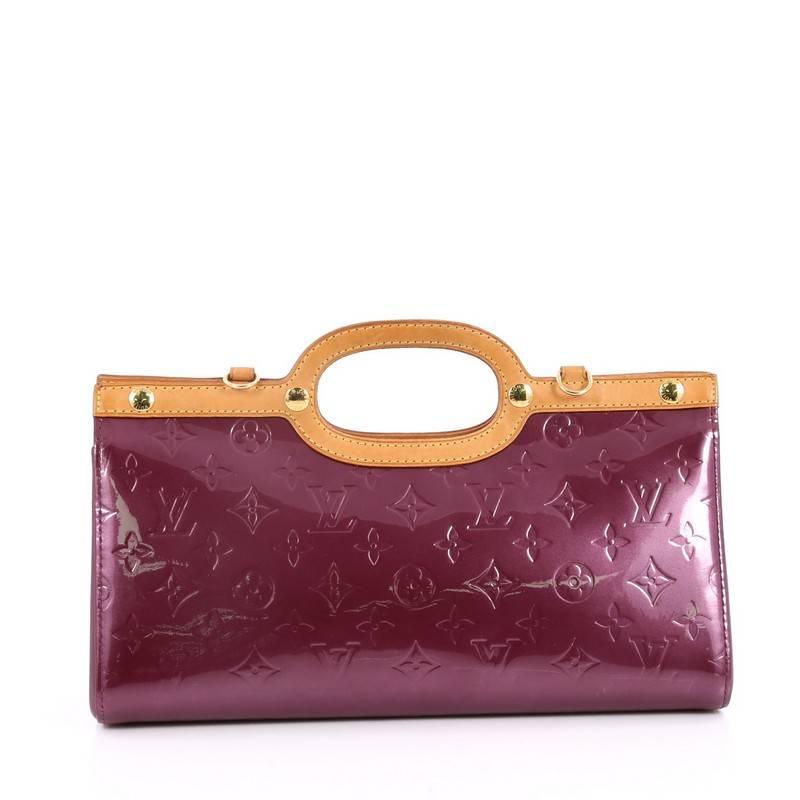 Louis Vuitton Roxbury Drive Handbag Monogram Vernis In Good Condition In NY, NY
