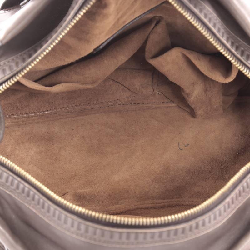Bottega Veneta Buckle Zip Satchel Leather with Intrecciato Detail Medium 4