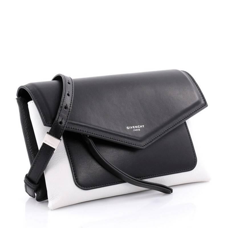 Black Givenchy Duetto Crossbody Bag Leather