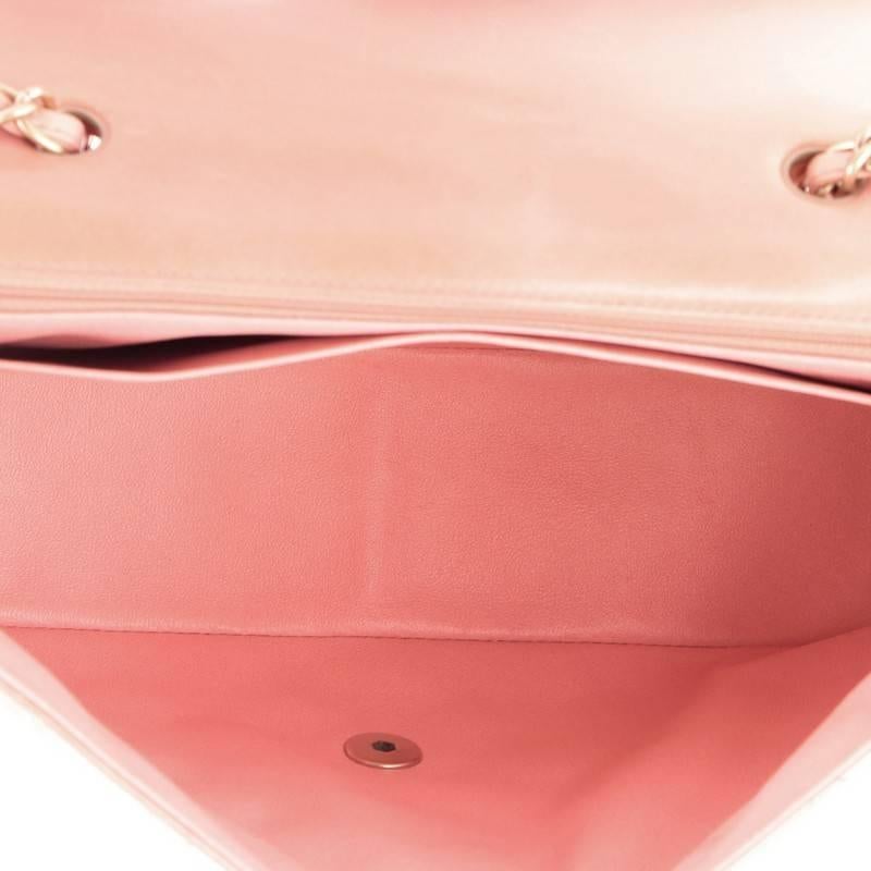 Chanel Classic Single Flap Degrade Handbag Quilted Lambskin Jumbo 1