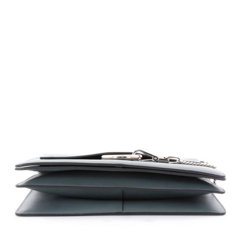 Chloe Faye Shoulder Bag Leather and Suede Medium In Good Condition In NY, NY