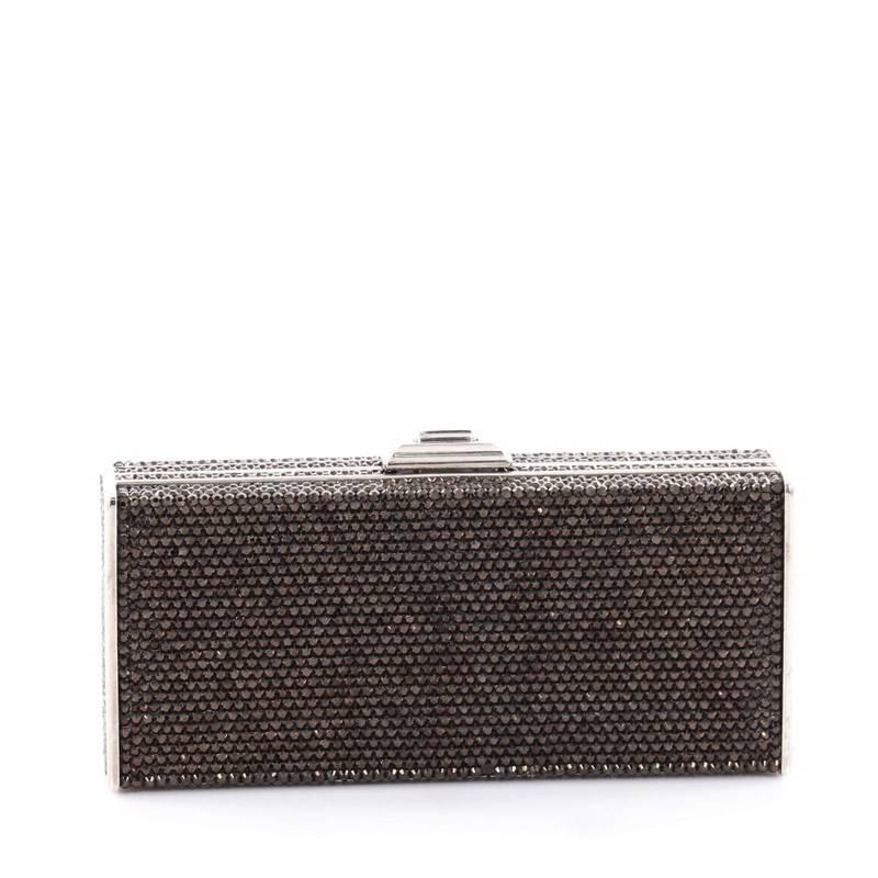 Judith Leiber Minaudiere Crystal Long In Good Condition In NY, NY