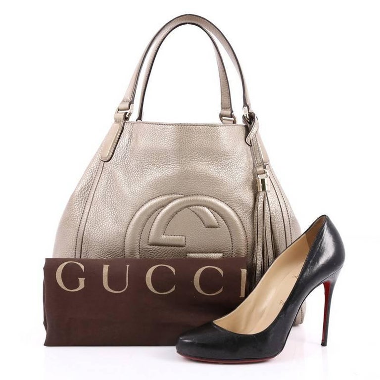 Gucci Soho Shoulder Bag Leather Medium at 1stdibs