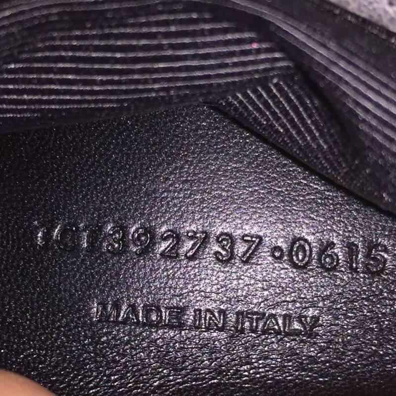 Saint Laurent College Monogram Bag Matelasse Chevron Leather Medium In Good Condition In NY, NY