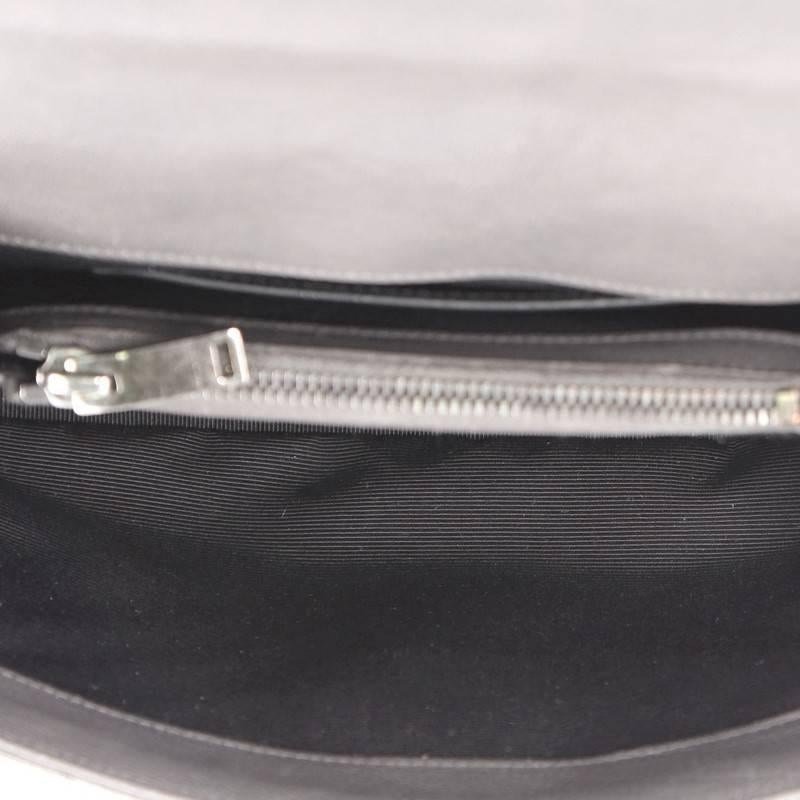 Women's or Men's Saint Laurent College Monogram Bag Matelasse Chevron Leather Medium