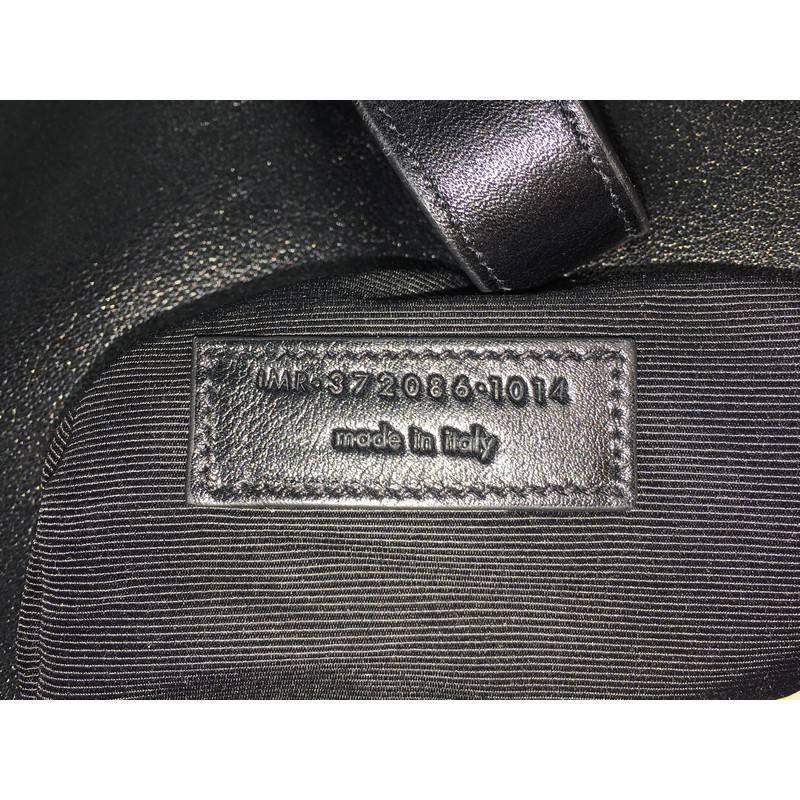 Saint Laurent Classic Monogram Hobo Leather Medium 2