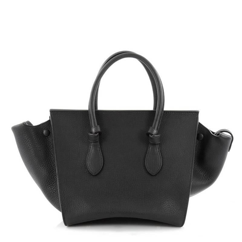 Celine Tie Knot Tote Grainy Leather Mini In Good Condition In NY, NY