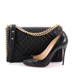 Chanel Boy Flap Bag Quilted Lambskin New Medium