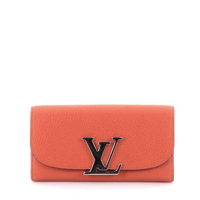 Louis Vuitton Vivienne LV Wallet Taurillon Leather Long at 1stdibs
