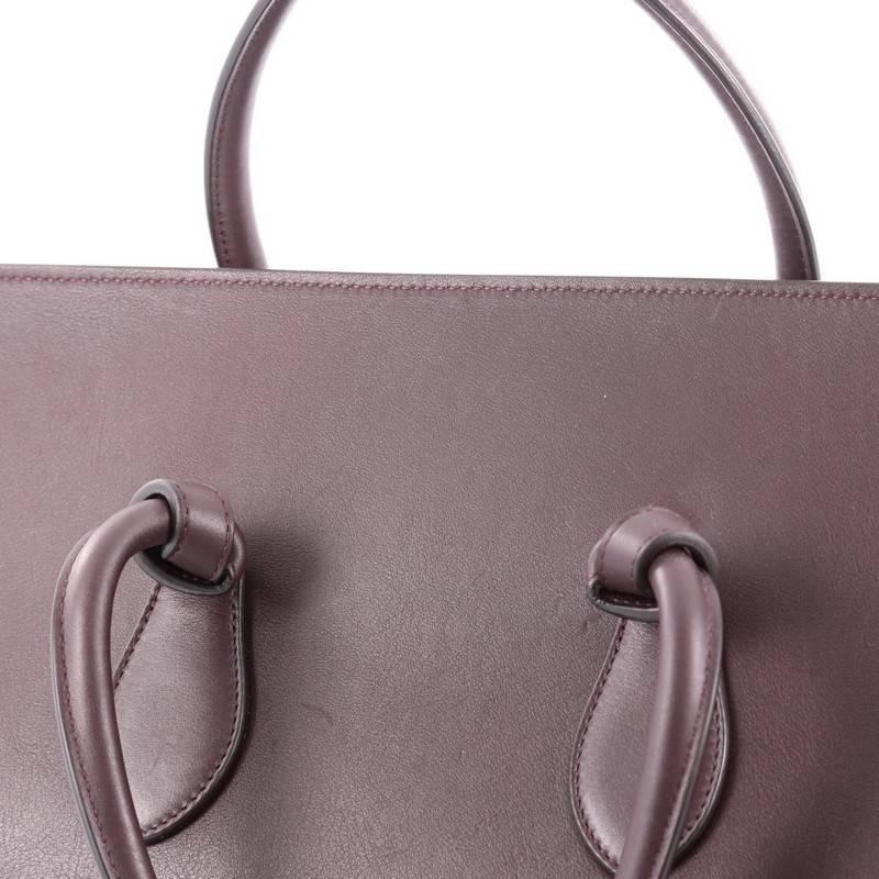 Celine Tie Knot Tote Smooth Leather Medium In Good Condition In NY, NY
