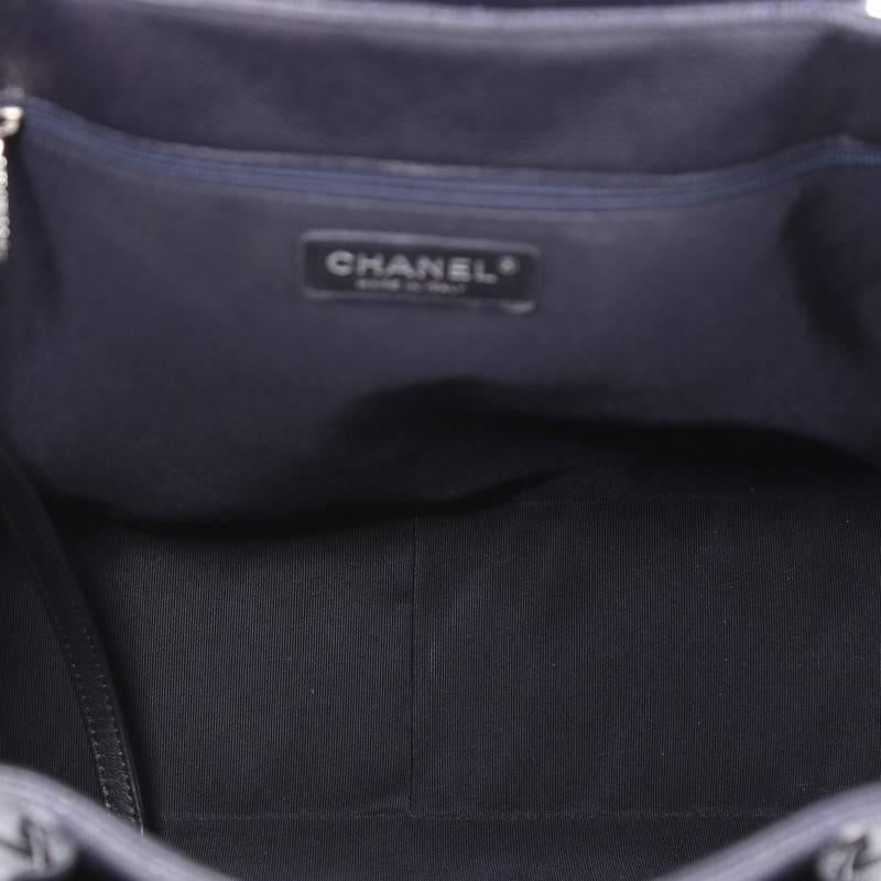 Chanel Classic Flap Shopping Tote Quilted Caviar Medium 1