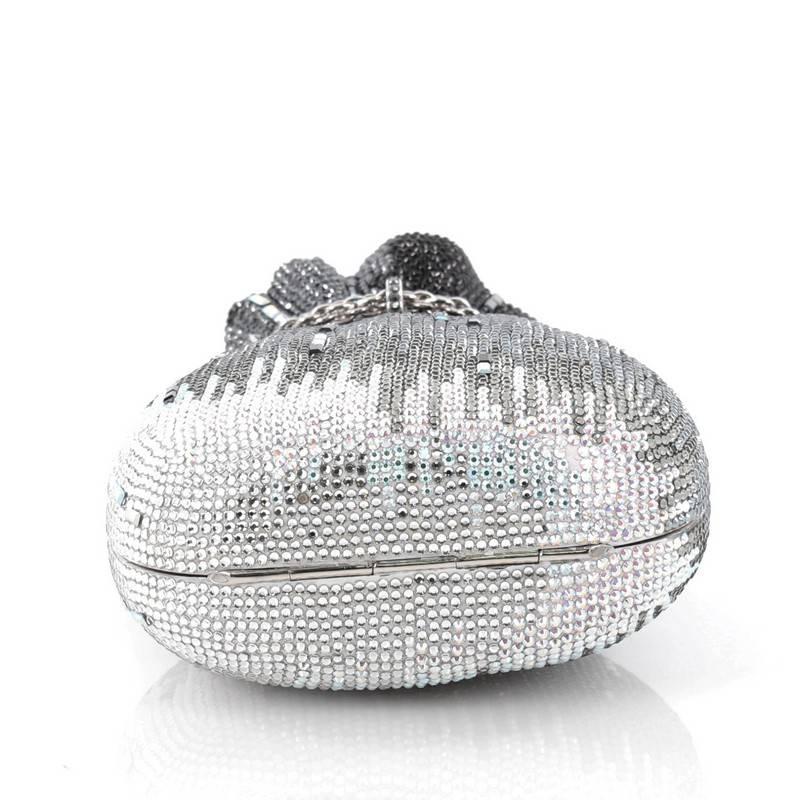 Women's Judith Leiber Beggars Pouch Minaudiere Crystal Small
