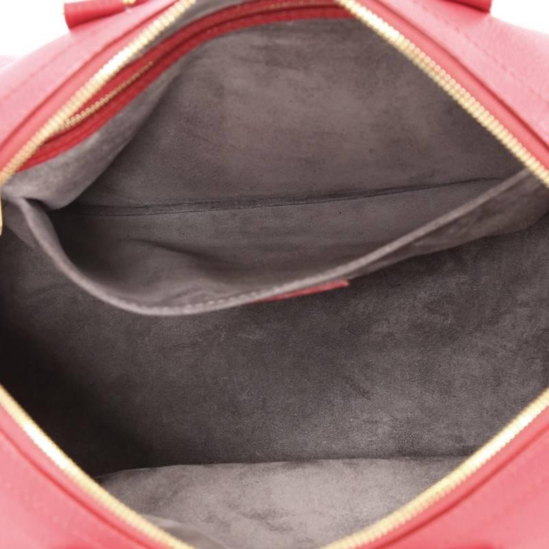 Red Louis Vuitton Sofia Coppola SC Bag Leather PM