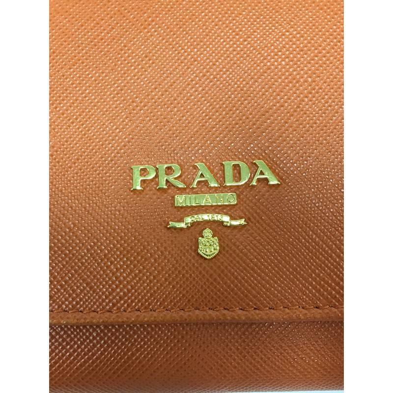 Prada Wallet on Chain Saffiano Leather 2